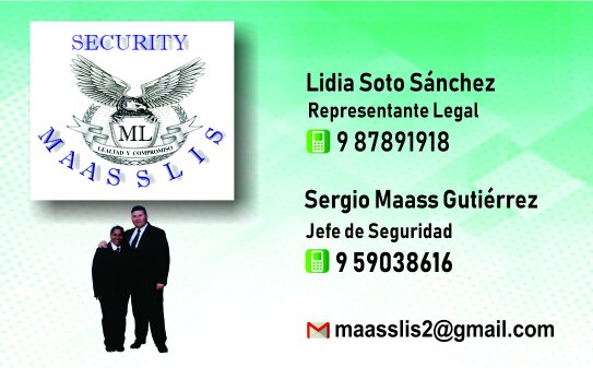 Banner MAASSLIS SECURITY SPA