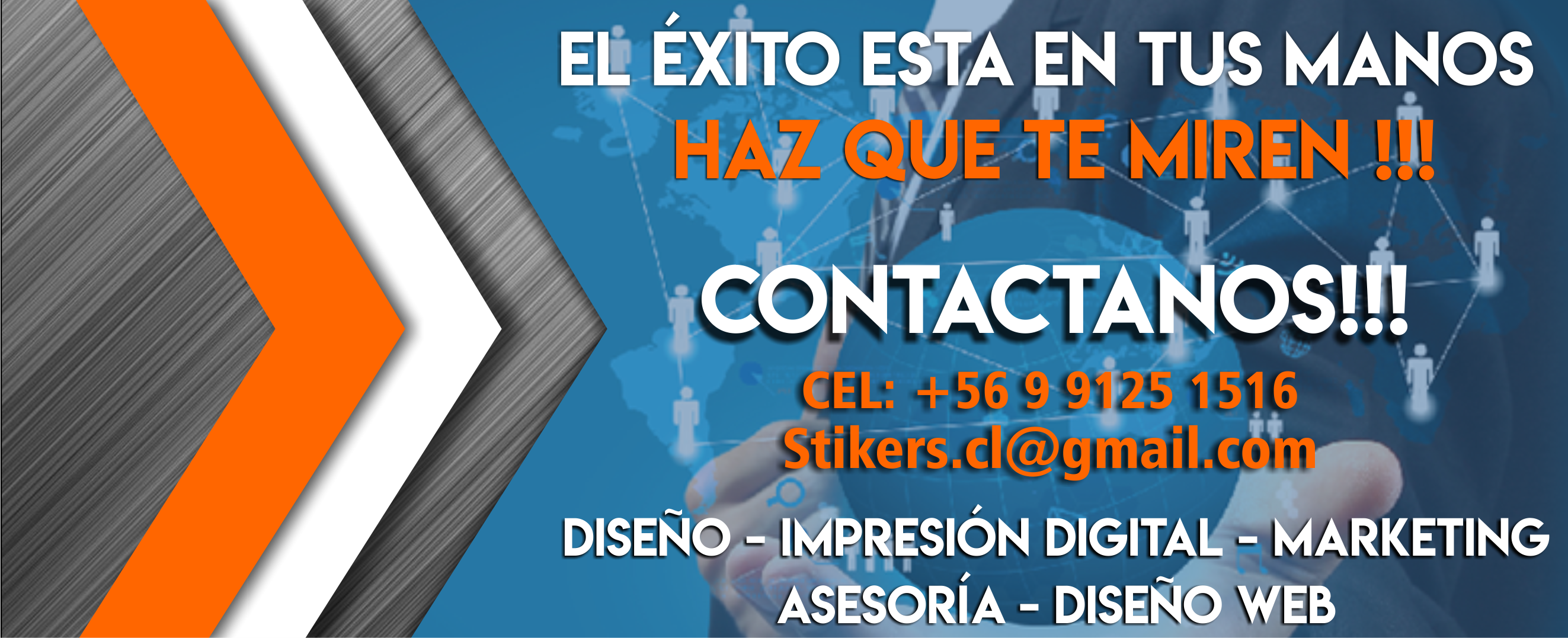 Banner stikers publicidad