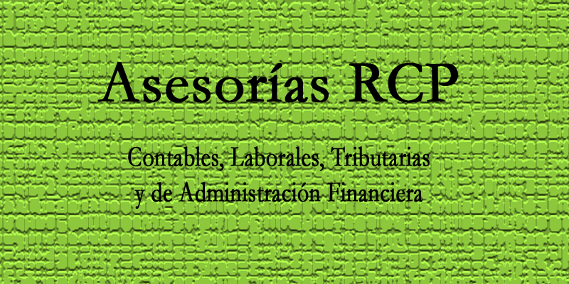 Banner Asesorias Contables, Laborales, Tributarias RCP